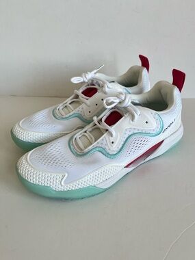 Avoli Volleyball White mint Athletic Sneakers women’s size 13